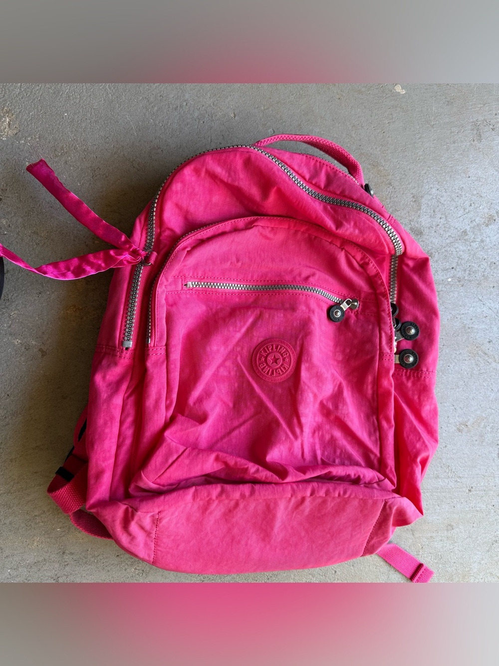Kipling Seoul Laptop XL Backpack Hot Pink